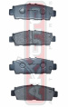 КОЛОДКИ ТОРМОЗНЫЕ ДИСКОВЫЕ ЗАДНИЕ AKD-1252
