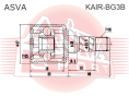 ШРУС ВНУТРЕННИЙ ПРАВЫЙ 25x38x30 KAIR-BG3B
