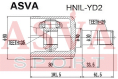 ШРУС ВНУТРЕННИЙ ЛЕВЫЙ 35x40x29 (OEM-исполнение) HNIL-YD2