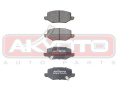 КОЛОДКИ ТОРМОЗНЫЕ ДИСКОВЫЕ ЗАДНИЕ AKD-38204