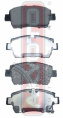 КОЛОДКИ ТОРМОЗНЫЕ ДИСКОВЫЕ ПЕРЕДНИЕ AKD-0509