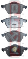 КОЛОДКИ ТОРМОЗНЫЕ ДИСКОВЫЕ ПЕРЕДНИЕ AKD-0188