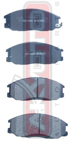 КОЛОДКИ ТОРМОЗНЫЕ ДИСКОВЫЕ ПЕРЕДНИЕ AKD-0825