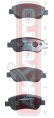 КОЛОДКИ ТОРМОЗНЫЕ ДИСКОВЫЕ ПЕРЕДНИЕ AKD-1633