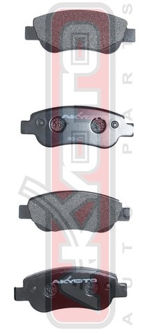 КОЛОДКИ ТОРМОЗНЫЕ ДИСКОВЫЕ ПЕРЕДНИЕ AKD-1633
