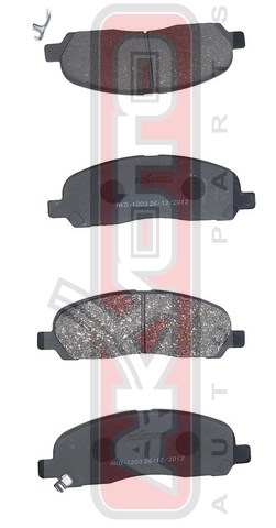 КОЛОДКИ ТОРМОЗНЫЕ ДИСКОВЫЕ ПЕРЕДНИЕ AKD-1203
