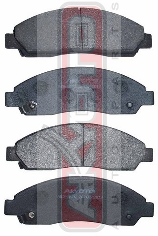КОЛОДКИ ТОРМОЗНЫЕ ДИСКОВЫЕ ПЕРЕДНИЕ AKD-0502