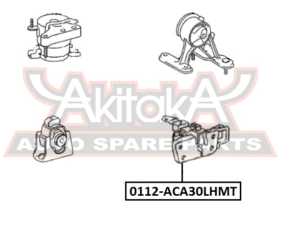 ПОДУШКА ДВИГАТЕЛЯ ЛЕВАЯ 0112-ACA30LHMT