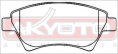 КОЛОДКИ ТОРМОЗНЫЕ ДИСКОВЫЕ ПЕРЕДНИЕ AKD-0350