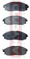 КОЛОДКИ ТОРМОЗНЫЕ ДИСКОВЫЕ ПЕРЕДНИЕ AKD-0434