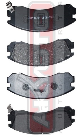 КОЛОДКИ ТОРМОЗНЫЕ ДИСКОВЫЕ ПЕРЕДНИЕ AKD-3233