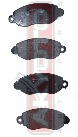 КОЛОДКИ ТОРМОЗНЫЕ ДИСКОВЫЕ ПЕРЕДНИЕ AKD-0164