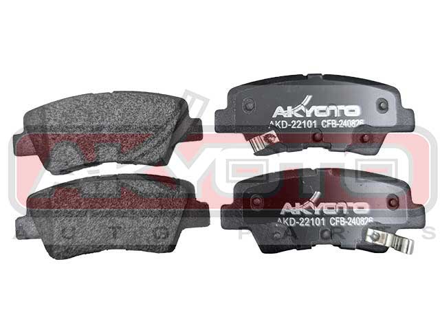 КОЛОДКИ ТОРМОЗНЫЕ ДИСКОВЫЕ ЗАДНИЕ AKD-22101