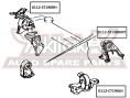 ПОДУШКА ДВИГАТЕЛЯ ЗАДНЯЯ 3SFE/4SFE MT 0112-ST190RMT