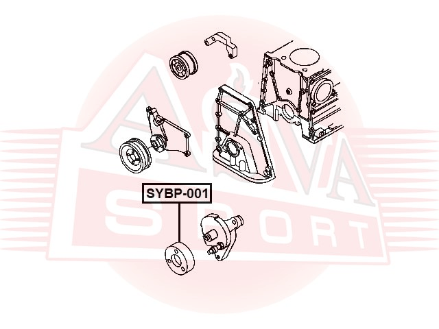 РОЛИК НАТЯЖНОЙ SYBP-001