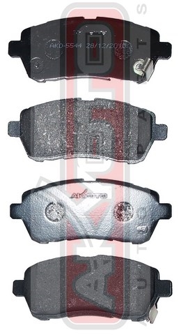 КОЛОДКИ ТОРМОЗНЫЕ ДИСКОВЫЕ ПЕРЕДНИЕ AKD-5544