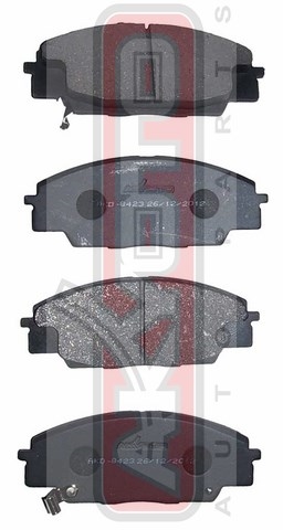 КОЛОДКИ ТОРМОЗНЫЕ ДИСКОВЫЕ ПЕРЕДНИЕ AKD-8423