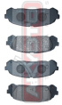 КОЛОДКИ ТОРМОЗНЫЕ ДИСКОВЫЕ ЗАДНИЕ AKD-1409