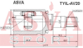 ШРУС ВНУТРЕННИЙ ЛЕВЫЙ 26x50x24 TYIL-AV20