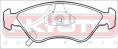 КОЛОДКИ ТОРМОЗНЫЕ ДИСКОВЫЕ ПЕРЕДНИЕ AKD-1127