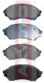 КОЛОДКИ ТОРМОЗНЫЕ ДИСКОВЫЕ ПЕРЕДНИЕ AKD-5425