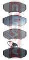 КОЛОДКИ ТОРМОЗНЫЕ ДИСКОВЫЕ ПЕРЕДНИЕ С ДАТЧИКОМ AKD-0219