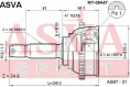 ШРУС НАРУЖНЫЙ 25x50x25 MT-06A47