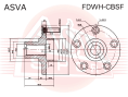 СТУПИЦА ПЕРЕДНЯЯ FDWH-CBSF