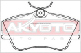 КОЛОДКИ ТОРМОЗНЫЕ ДИСКОВЫЕ ПЕРЕДНИЕ AKD-0160