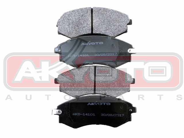 КОЛОДКИ ТОРМОЗНЫЕ ДИСКОВЫЕ ПЕРЕДНИЕ AKD-14101