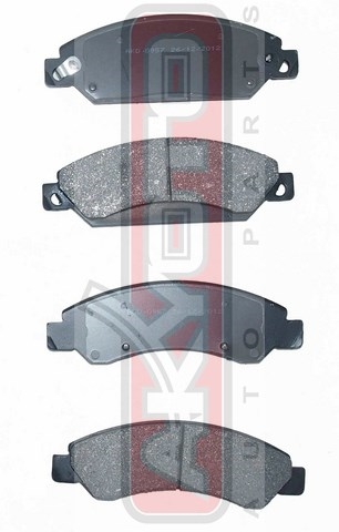 КОЛОДКИ ТОРМОЗНЫЕ ДИСКОВЫЕ ПЕРЕДНИЕ AKD-0957