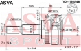 ШРУС НАРУЖНЫЙ 28x57x26 VO-192A48