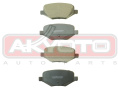 КОЛОДКИ ТОРМОЗНЫЕ ДИСКОВЫЕ ЗАДНИЕ AKD-21204