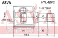 ШРУС ВНУТРЕННИЙ ЛЕВЫЙ 35x41x28 HYIL-NSF2