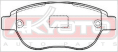 КОЛОДКИ ТОРМОЗНЫЕ ДИСКОВЫЕ ПЕРЕДНИЕ AKD-0187