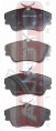 КОЛОДКИ ТОРМОЗНЫЕ ДИСКОВЫЕ ПЕРЕДНИЕ AKD-0160