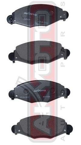 КОЛОДКИ ТОРМОЗНЫЕ ДИСКОВЫЕ ПЕРЕДНИЕ С ДАТЧИКОМ AKD-0184