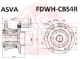 СТУПИЦА ЗАДНЯЯ FDWH-CBS4R
