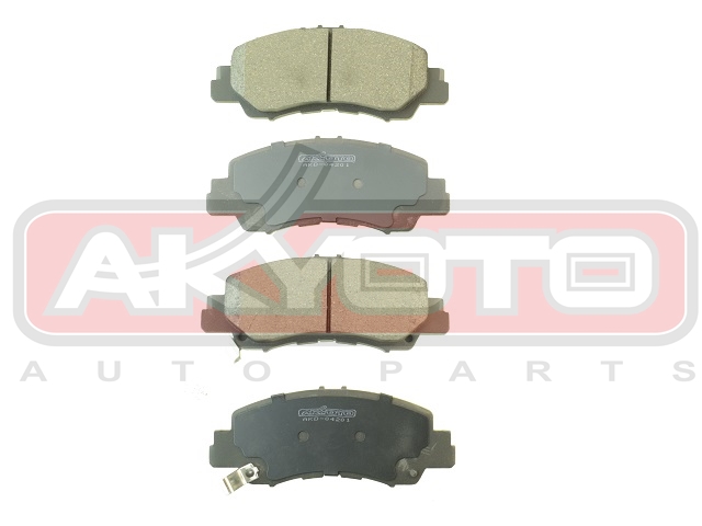 КОЛОДКИ ТОРМОЗНЫЕ ДИСКОВЫЕ ПЕРЕДНИЕ AKD-04201