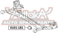 САЙЛЕНТБЛОК ЗАДНЕЙ БАЛКИ 0101-181