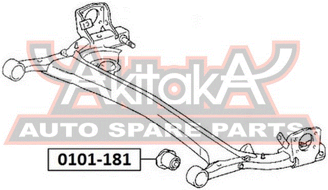 САЙЛЕНТБЛОК ЗАДНЕЙ БАЛКИ 0101-181