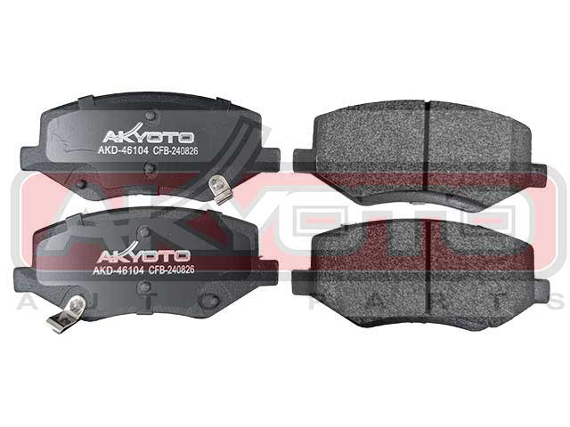 КОЛОДКИ ТОРМОЗНЫЕ ДИСКОВЫЕ ПЕРЕДНИЕ AKD-46104