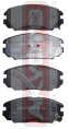 КОЛОДКИ ТОРМОЗНЫЕ ДИСКОВЫЕ ПЕРЕДНИЕ AKD-0377