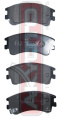 КОЛОДКИ ТОРМОЗНЫЕ ДИСКОВЫЕ ПЕРЕДНИЕ AKD-1290