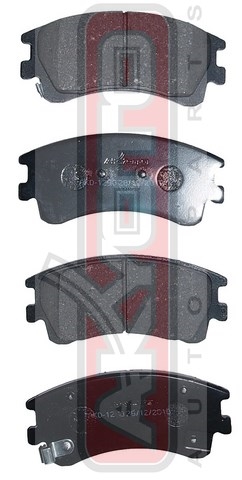 КОЛОДКИ ТОРМОЗНЫЕ ДИСКОВЫЕ ПЕРЕДНИЕ AKD-1290