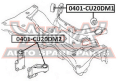САЙЛЕНТБЛОК КРЕПЛЕНИЯ ЗАДНЕГО РЕДУКТОРА ЗАДНИЙ 0401-CU20DM1