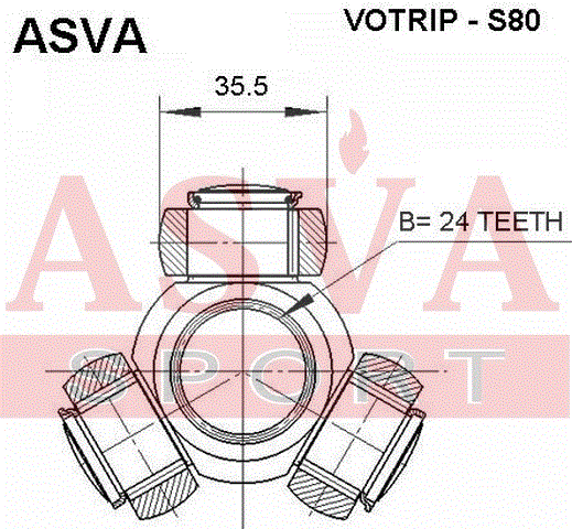 ТРИПОИД 24x35.5 VOTRIP-S80