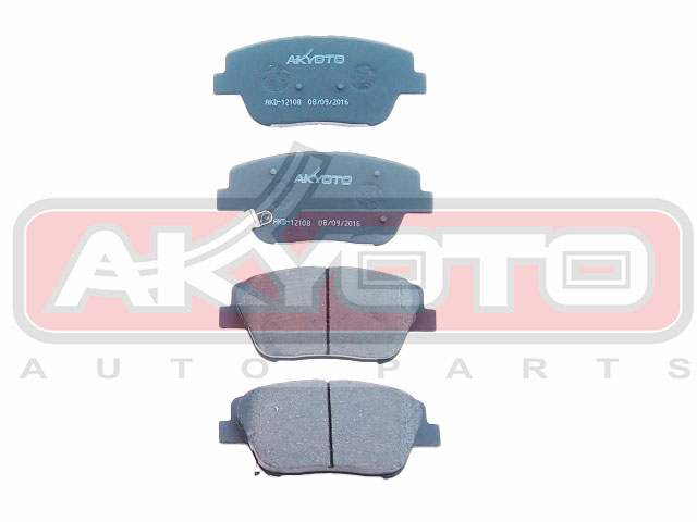 КОЛОДКИ ТОРМОЗНЫЕ ДИСКОВЫЕ ПЕРЕДНИЕ AKD-12108