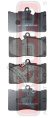 КОЛОДКИ ТОРМОЗНЫЕ ДИСКОВЫЕ ЗАДНИЕ AKD-30410