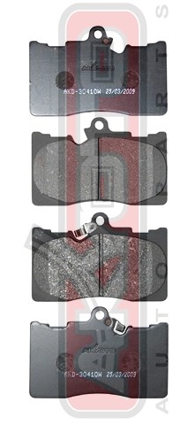 КОЛОДКИ ТОРМОЗНЫЕ ДИСКОВЫЕ ЗАДНИЕ AKD-30410